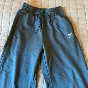 Blue gymshark sweatpants size extra small